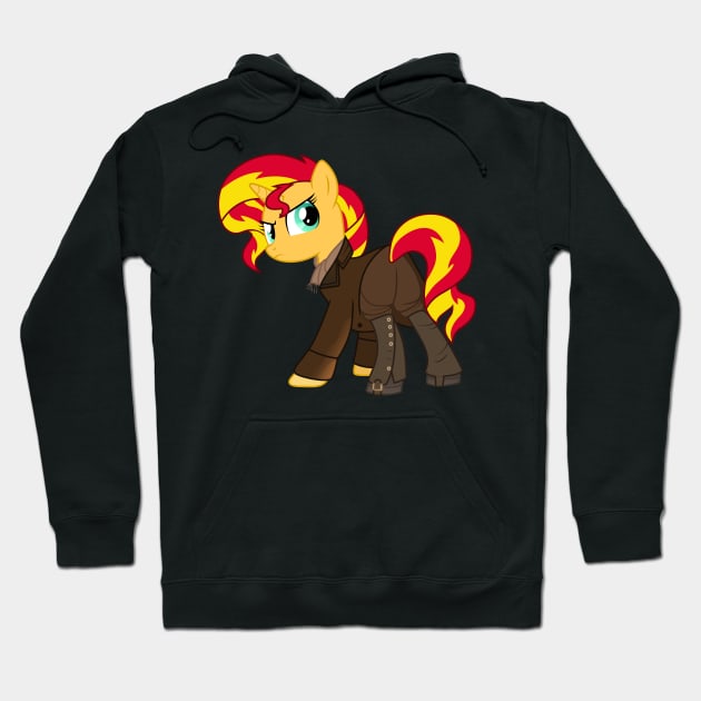 Sunset Shimmer as the War Doctor Hoodie by CloudyGlow